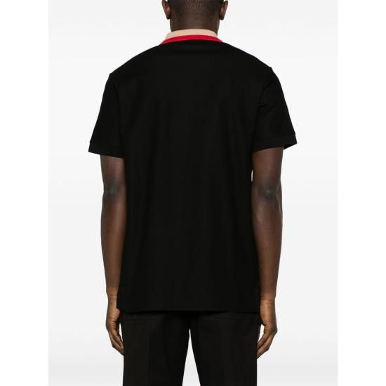 Burberry BURBERRY Men Polo Shirts 8083154 EDNEY CF A1189 BLACK Size US L / EU 52-54 / 3 - 3 Thumbnail