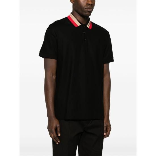 Burberry BURBERRY Men Polo Shirts 8083154 EDNEY CF A1189 BLACK Size US L / EU 52-54 / 3 - 4 Thumbnail