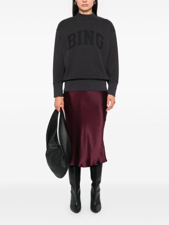 Anine Bing ANINE BING Women Hoodies A 08 10292 VTG1 Black Size S / US 4 / IT 40 - 2 Thumbnail