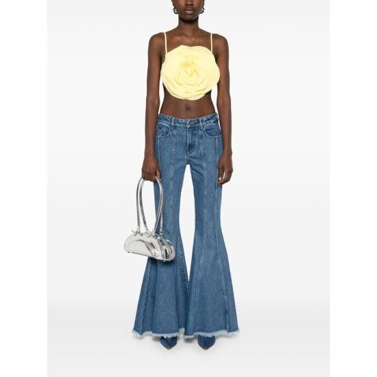 Blumarine BLUMARINE Women Tops 2C360A N0220 YELLOW Size S / US 4 / IT 40 - 5 Thumbnail