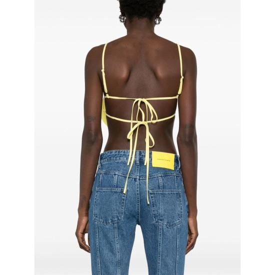 Blumarine BLUMARINE Women Tops 2C360A N0220 YELLOW Size S / US 4 / IT 40 - 2 Thumbnail