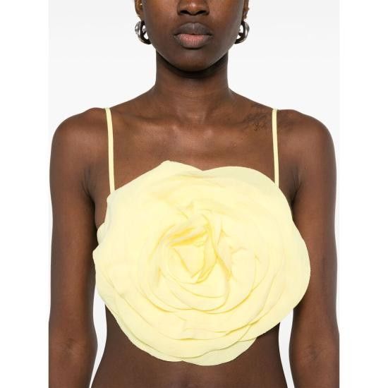 Blumarine BLUMARINE Women Tops 2C360A N0220 YELLOW Size S / US 4 / IT 40 - 4 Thumbnail