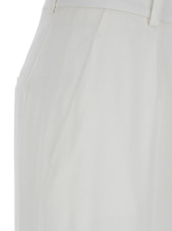 Alberta Ferretti ALBERTA FERRETTI Women Straight Pants J030316190001 White Size 30" / US 8 / IT 44 - 3 Thumbnail