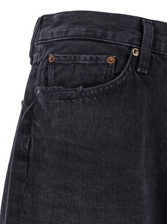 Agolde AGOLDE Men Denim Pants A6421157TAR Black Size US 33 - 2 Thumbnail