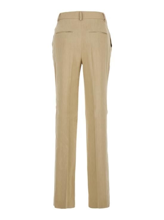 Alberta Ferretti ALBERTA FERRETTI Women Straight Pants A032516200081 Beige Size 30" / US 8 / IT 44 - 2 Thumbnail