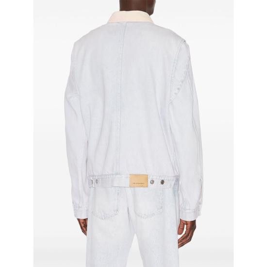 Isabel Marant ISABEL MARANT Men Denim Jackets C1H01H VE0479HA 30LU BLUE Size US M / EU 48-50 / 2 - 2 Thumbnail
