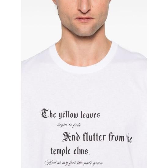 ALEXANDER MCQUEEN Men T-Shirts 815069 QTAC7 0909 WHITE