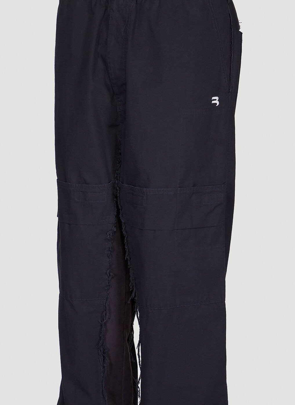 Balenciaga Patched Hybrid Cargo Sweatpants in navy Size US 32 / EU 48 - 5 Thumbnail