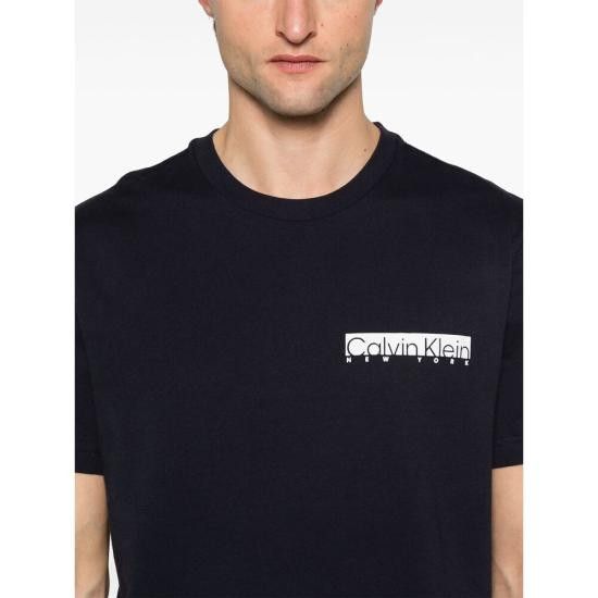 Calvin Klein CALVIN KLEIN Men T-Shirts K10K113800 NGSKY BLUE Size US XL / EU 56 / 4 - 4 Thumbnail