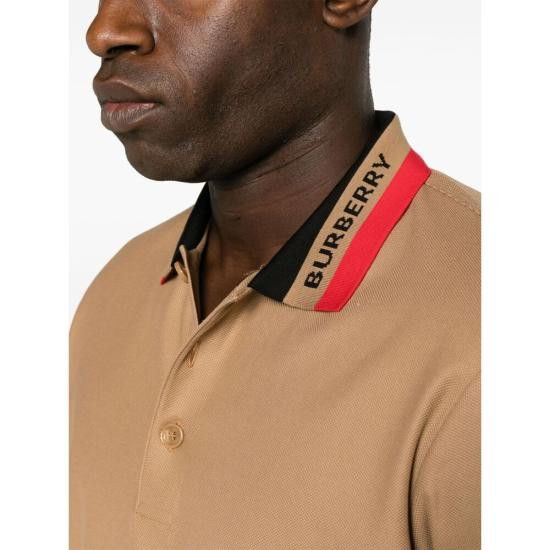 Burberry BURBERRY Men Polo Shirts 8083155 EDNEY CF A1420 BROWN Size US L / EU 52-54 / 3 - 4 Thumbnail
