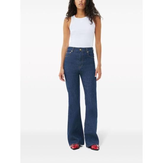 Ganni GANNI Women Tops T3897 151 WHITE Size XS / US 0-2 / IT 36-38 - 2 Thumbnail