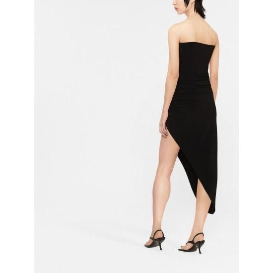 Norma Kamali NORMA KAMALI Women Dresses KK2223PL718001 BLACK Size L / US 10 / IT 46 - 2 Thumbnail