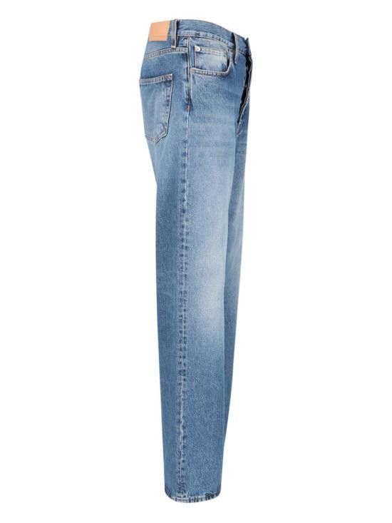 Sunflower SUNFLOWER Men Denim Pants 5078 LOOSE MID BLUE Blue Size US 33 - 3 Thumbnail