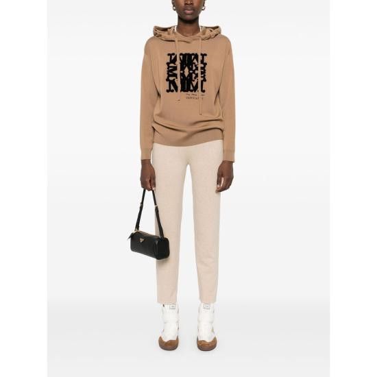 Max Mara MAX MARA Women Hoodies SFINGE 029 023 BROWN Size S / US 4 / IT 40 - 3 Thumbnail