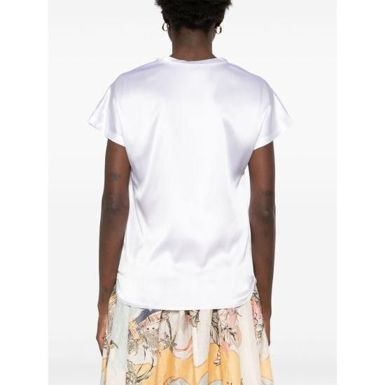 Pinko PINKO Women Tops 100100 A2JR Z05 WHITE Size M / US 6-8 / IT 42-44 - 3 Thumbnail