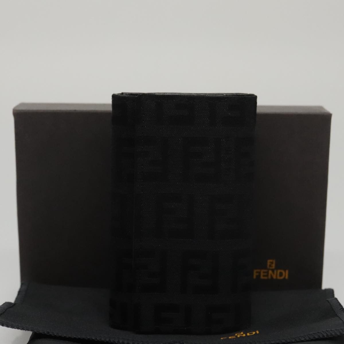 Fendi Zucchino Black Canvas Wallet (Pre-Owned) Size ONE SIZE - 13 Thumbnail