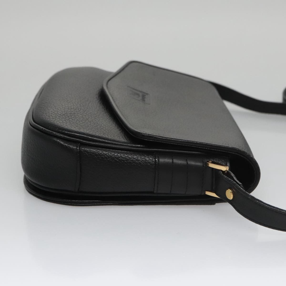 Burberry Black Leather Shoulder Bag (Pre-Owned) Size ONE SIZE - 3 Thumbnail