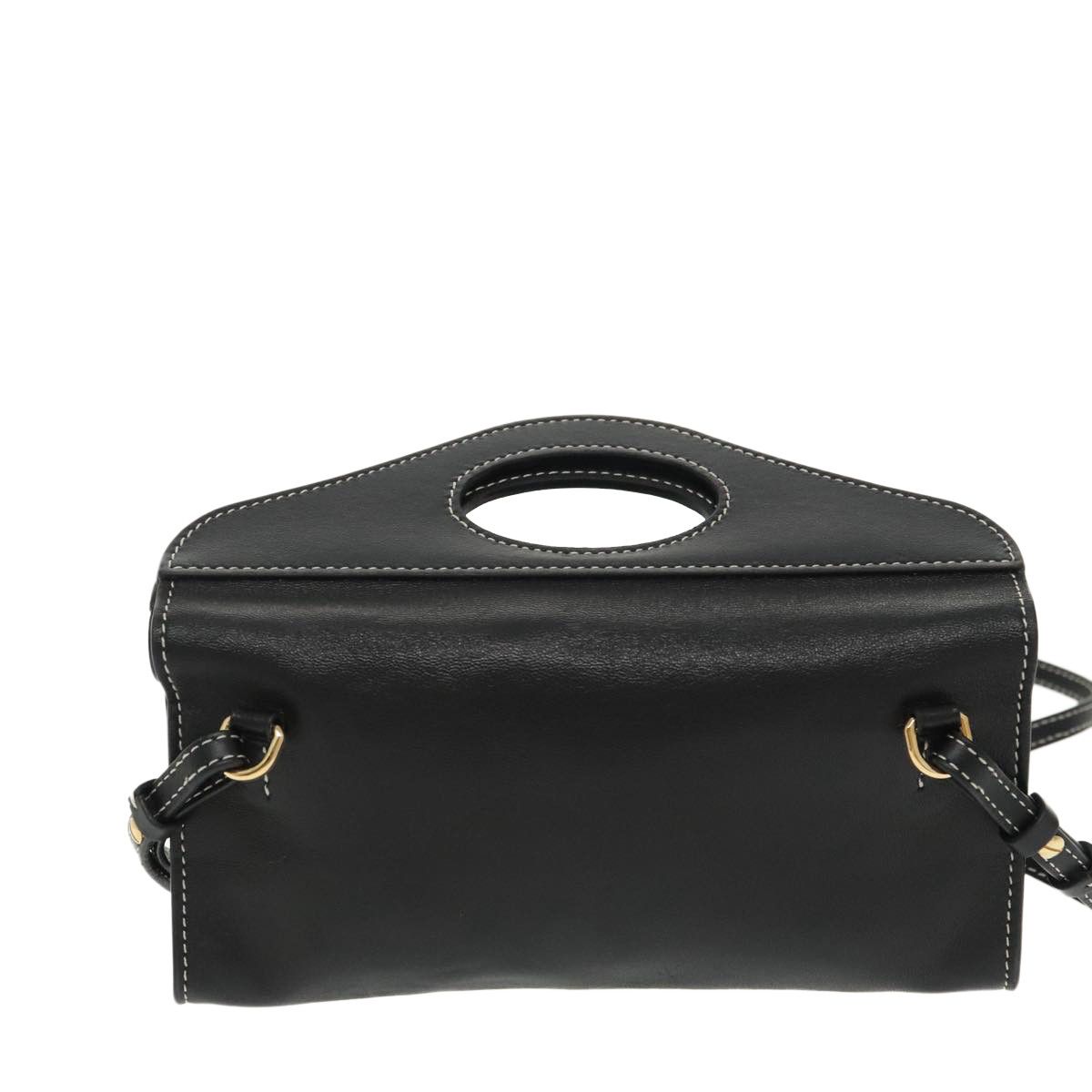 Burberry Pocket Bag Black Leather Handbag (Pre-Owned) Size ONE SIZE - 2 Thumbnail