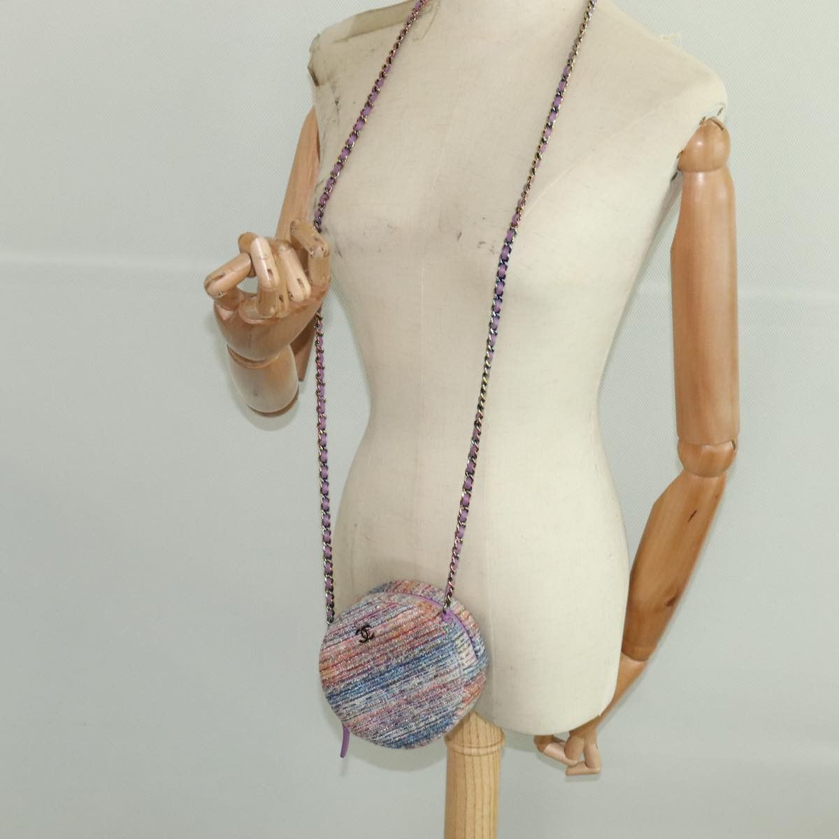 Chanel Cc Multicolour Cotton Shoulder Bag (Pre-Owned) Size ONE SIZE - 17 Thumbnail