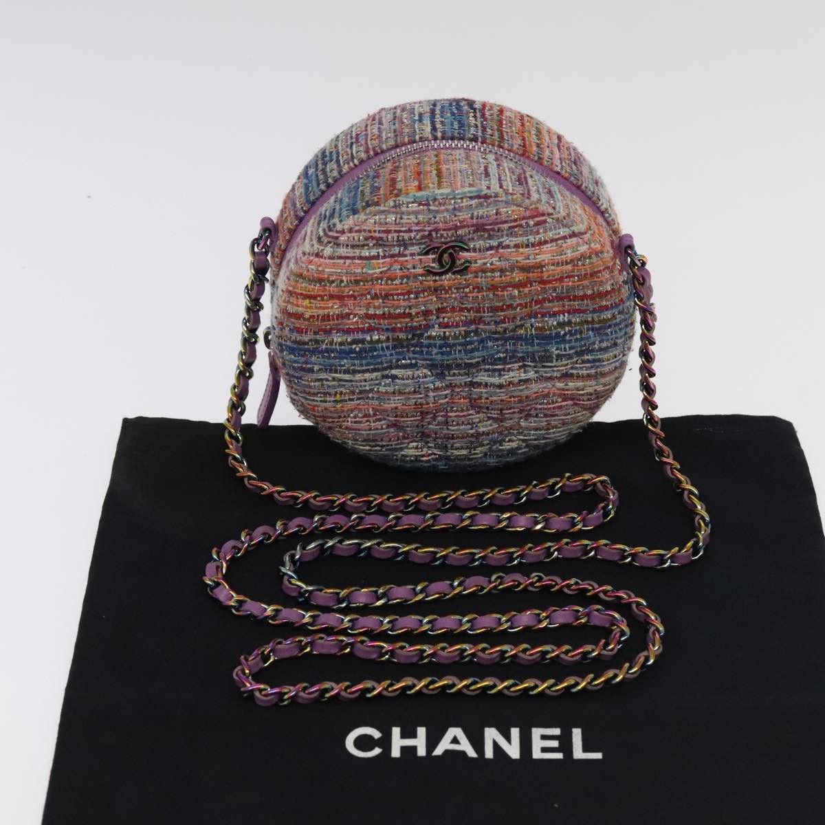 Chanel Cc Multicolour Cotton Shoulder Bag (Pre-Owned) Size ONE SIZE - 16 Thumbnail