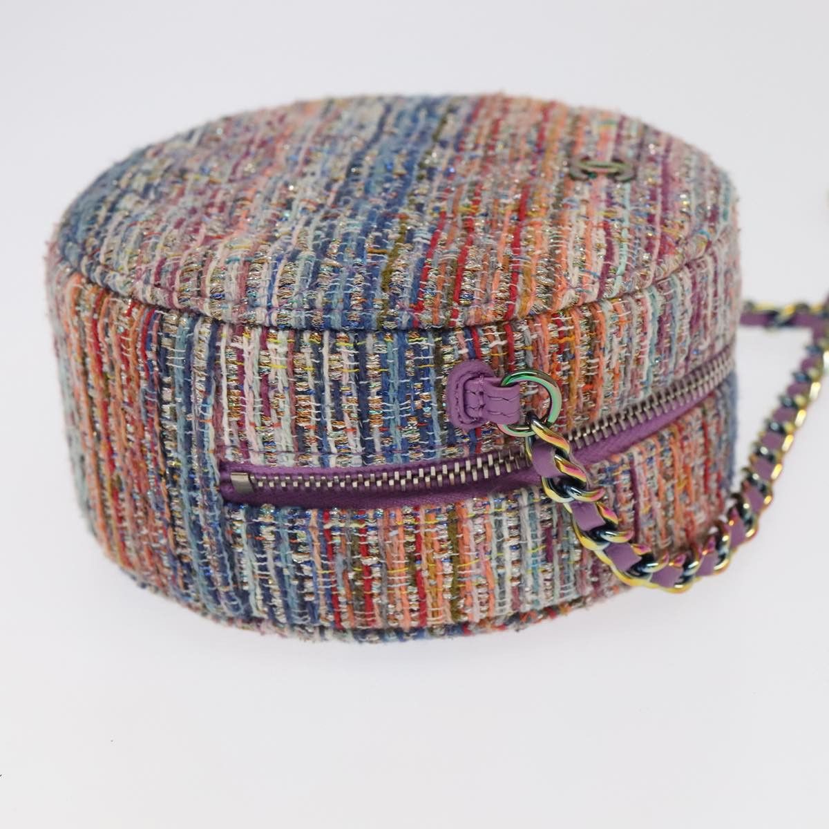 Chanel Cc Multicolour Cotton Shoulder Bag (Pre-Owned) Size ONE SIZE - 3 Thumbnail