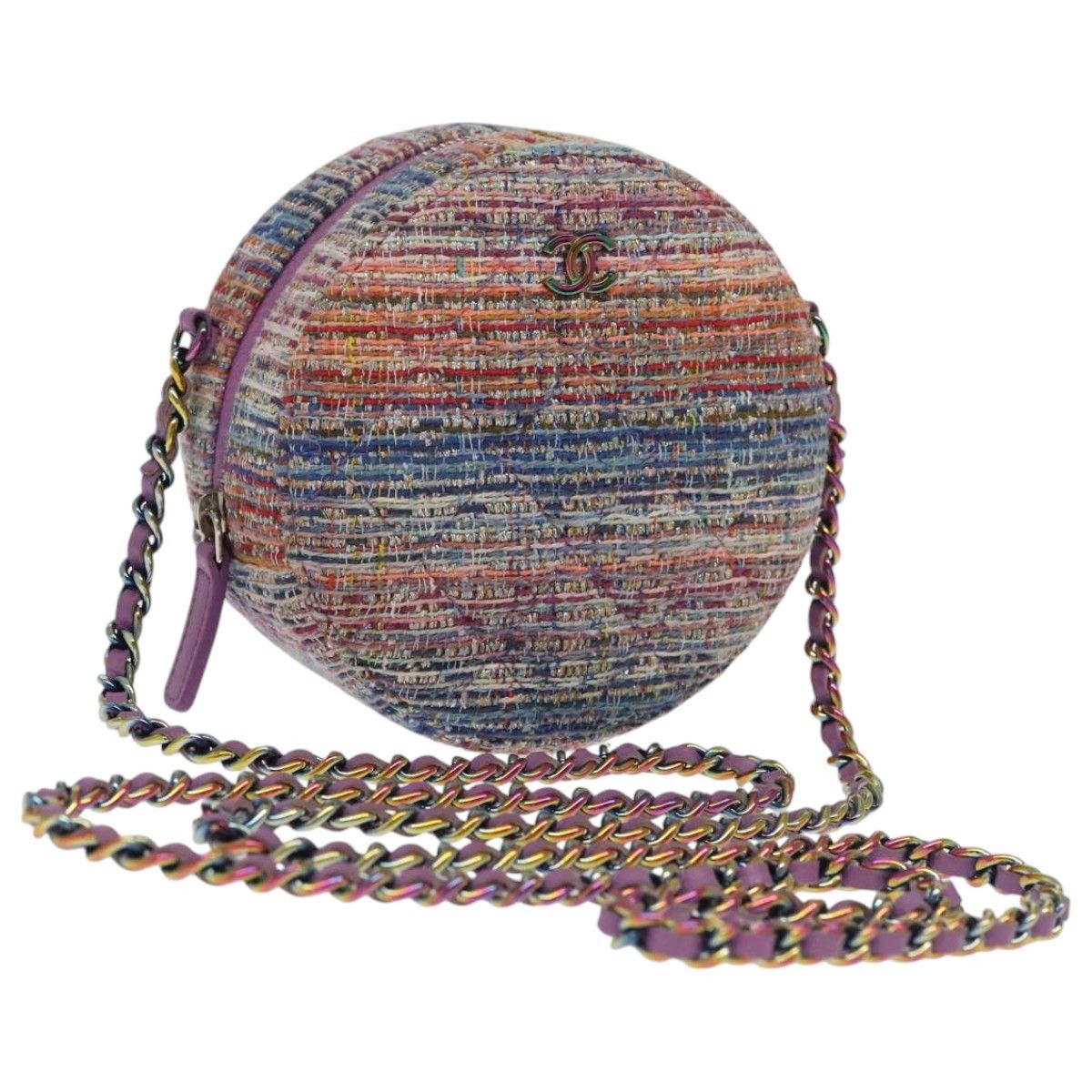 Chanel Cc Multicolour Cotton Shoulder Bag (Pre-Owned) Size ONE SIZE - 18 Thumbnail