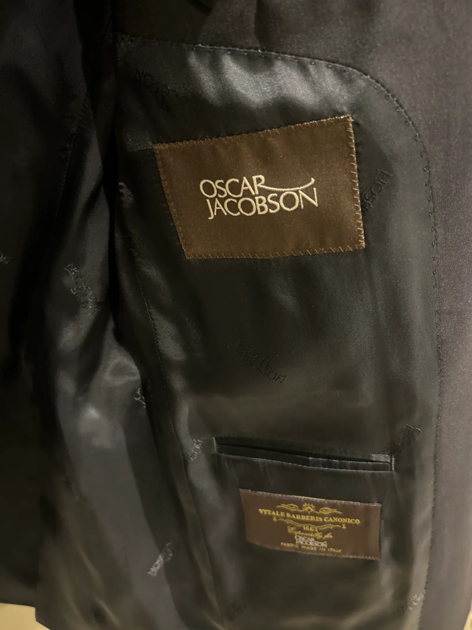 Oscar Jacobson Oscar Jacobson Edmund Blazer Blazer Size 38R - 2 Thumbnail