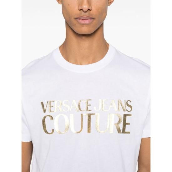 Versace VERSACE Men T-Shirts 78GAHT05 CJ00T G03 WHITE Size US S / EU 44-46 / 1 - 2 Thumbnail