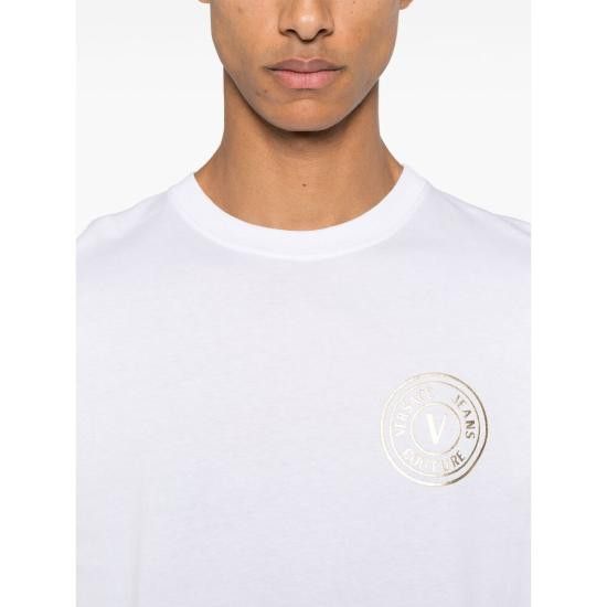 Versace VERSACE Men T-Shirts 78GAHT00 CJ00T G03 WHITE Size US XXL / EU 58 / 5 - 3 Thumbnail