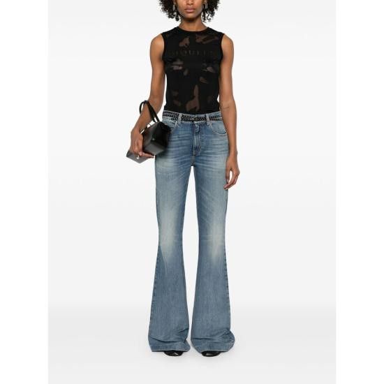 Alexander McQueen ALEXANDER MCQUEEN Women Tops 815574 QCAL0 1000 BLACK Size M / US 6-8 / IT 42-44 - 4 Thumbnail
