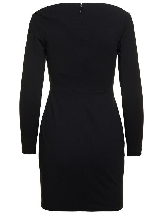 Solace London SOLACE LONDON Women Dresses OS36020BLACK Black Size XS / US 0-2 / IT 36-38 - 2 Thumbnail