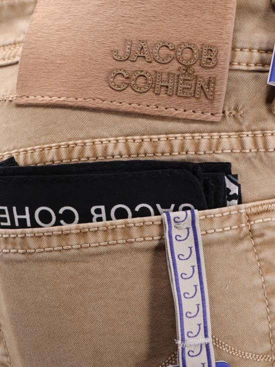 Jacob Cohen JACOB COHËN Men Straight Pants UQE0436S3651 D90 Beige Size US 42 / EU 58 - 3 Thumbnail