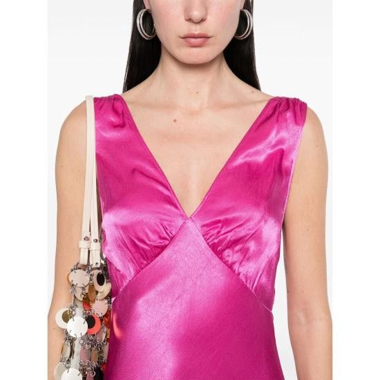 RIXO RIXO Women Dresses SANDRINE FUCHS PINK Size M / US 6-8 / IT 42-44 - 5 Thumbnail