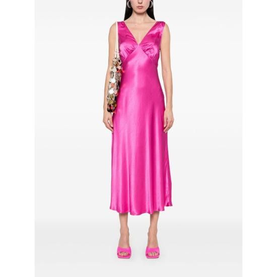 RIXO RIXO Women Dresses SANDRINE FUCHS PINK Size M / US 6-8 / IT 42-44 - 4 Thumbnail