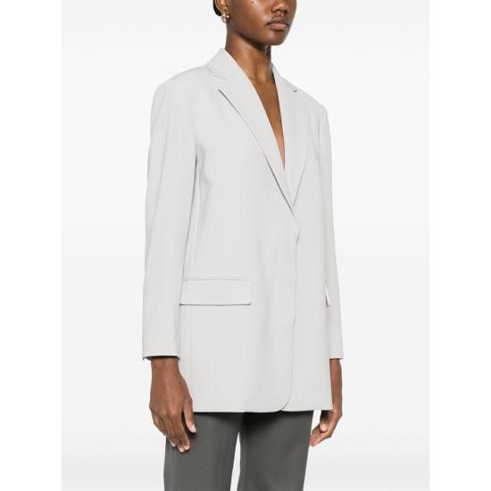 Theory THEORY Women Suit Jackets O1109105 B6M SILVER Size XS / US 0-2 / IT 36-38 - 3 Thumbnail