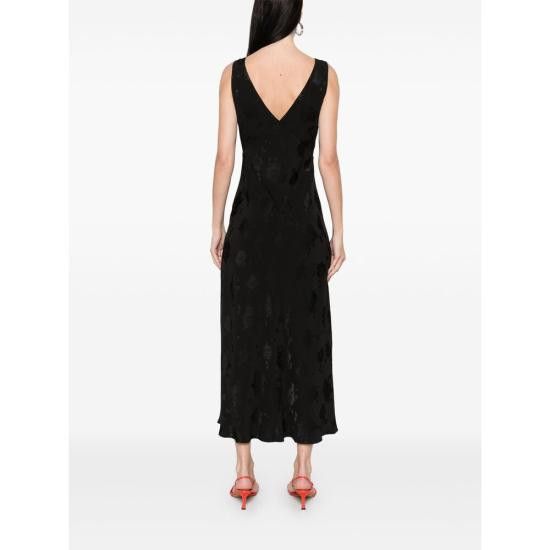 RIXO RIXO Women Dresses SANDRINE BKPOJ BLACK Size XL / US 12-14 / IT 48-50 - 4 Thumbnail
