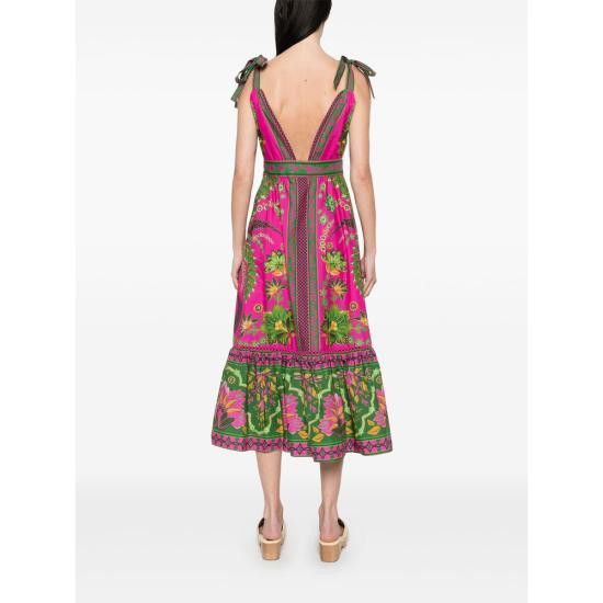 Farm Rio FARM RIO Women Dresses 328960 25014 PINK Size XS / US 0-2 / IT 36-38 - 2 Thumbnail