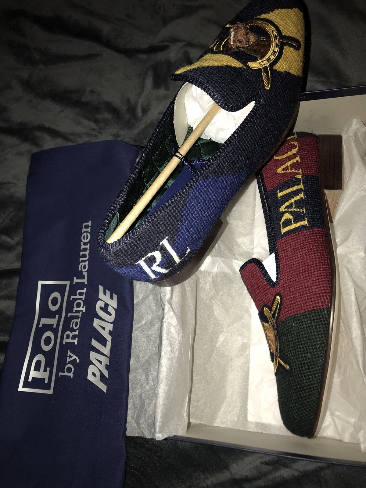 Palace Polo Ralph Lauren Formal Horse Slipper Grailed