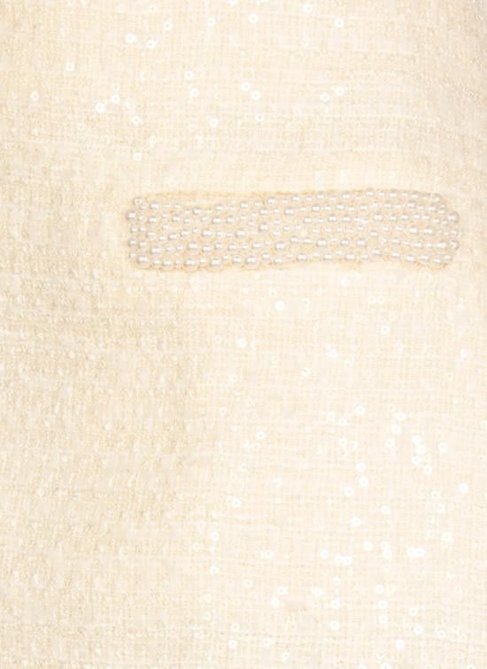 Self-Portrait SELF PORTRAIT Women Mid Skirts RS25164SKC BOUCLE PEARLCREAM Ivory Size 26" / US 2 / IT 38 - 5 Thumbnail