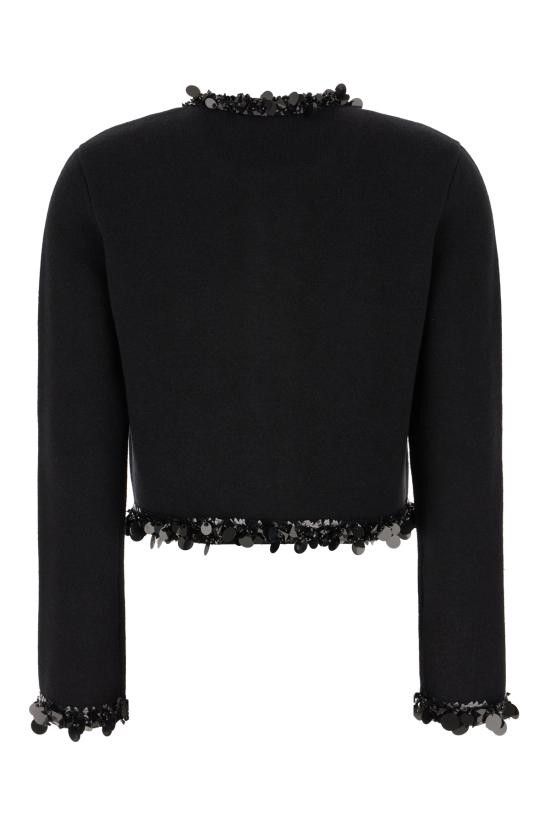 Tory Burch TORY BURCH Women Sweater 164511 001 BLACK Size S / US 4 / IT 40 - 2 Thumbnail