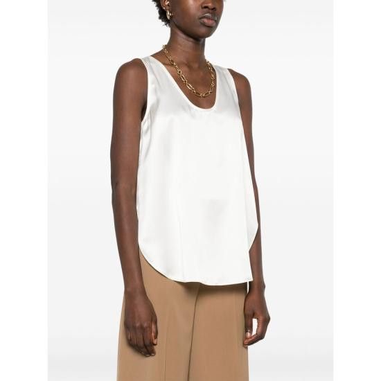Max Mara MAX MARA Women Blouses FILLY 133 001 WHITE Size M / US 6-8 / IT 42-44 - 5 Thumbnail