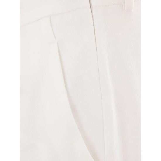 Ermanno Scervino ERMANNO SCERVINO Women Palazzo Pants D466P308ILM 14800 WHITE Size 30" / US 8 / IT 44 - 5 Thumbnail