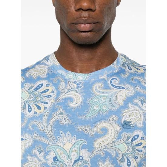Etro ETRO Men T-Shirts AK584 MRMA0002 X0800 WHITE Size US S / EU 44-46 / 1 - 3 Thumbnail