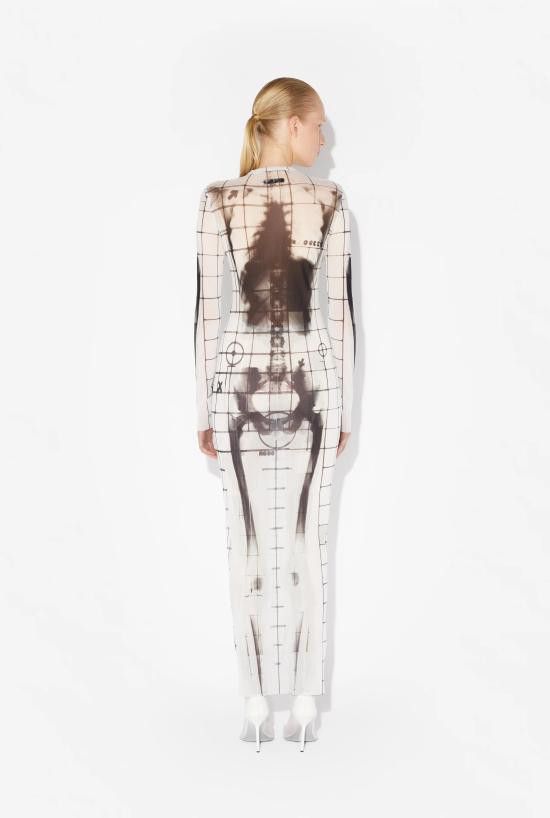 Jean Paul Gaultier JEAN PAUL GAULTIER Women Mid Skirts 25 33 F RO309 T580 0100 White Size M / US 6-8 / IT 42-44 - 3 Thumbnail