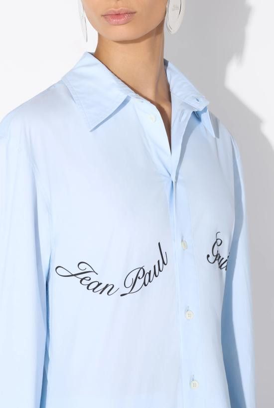 Jean Paul Gaultier JEAN PAUL GAULTIER Women Shirts 25 33 F CH088I C071 52 Blue Size S / US 4 / IT 40 - 5 Thumbnail