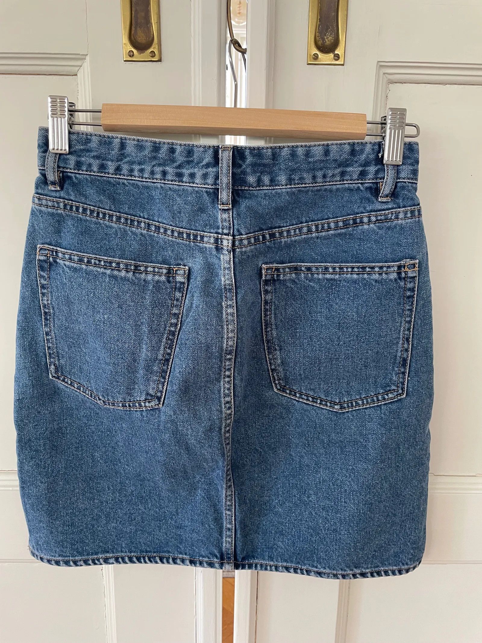 H&M H&M Jeanskjol Skirt Size 26" / US 2 / IT 38 - 2 Thumbnail