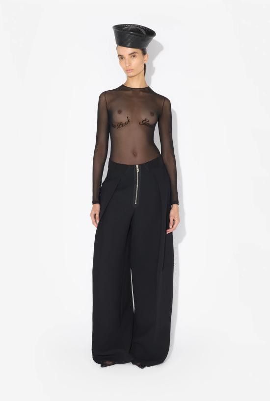 Jean Paul Gaultier JEAN PAUL GAULTIER Women Tops 25 33 F TO263I T005 Black Size XS / US 0-2 / IT 36-38 - 2 Thumbnail