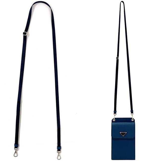 Prada PRADA Shoulder Bag Blue Leather Size ONE SIZE - 2 Thumbnail