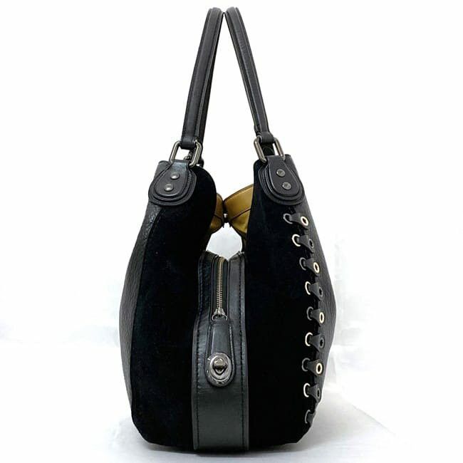 Coach COACH Tote Bag Black Leather Size ONE SIZE - 2 Thumbnail