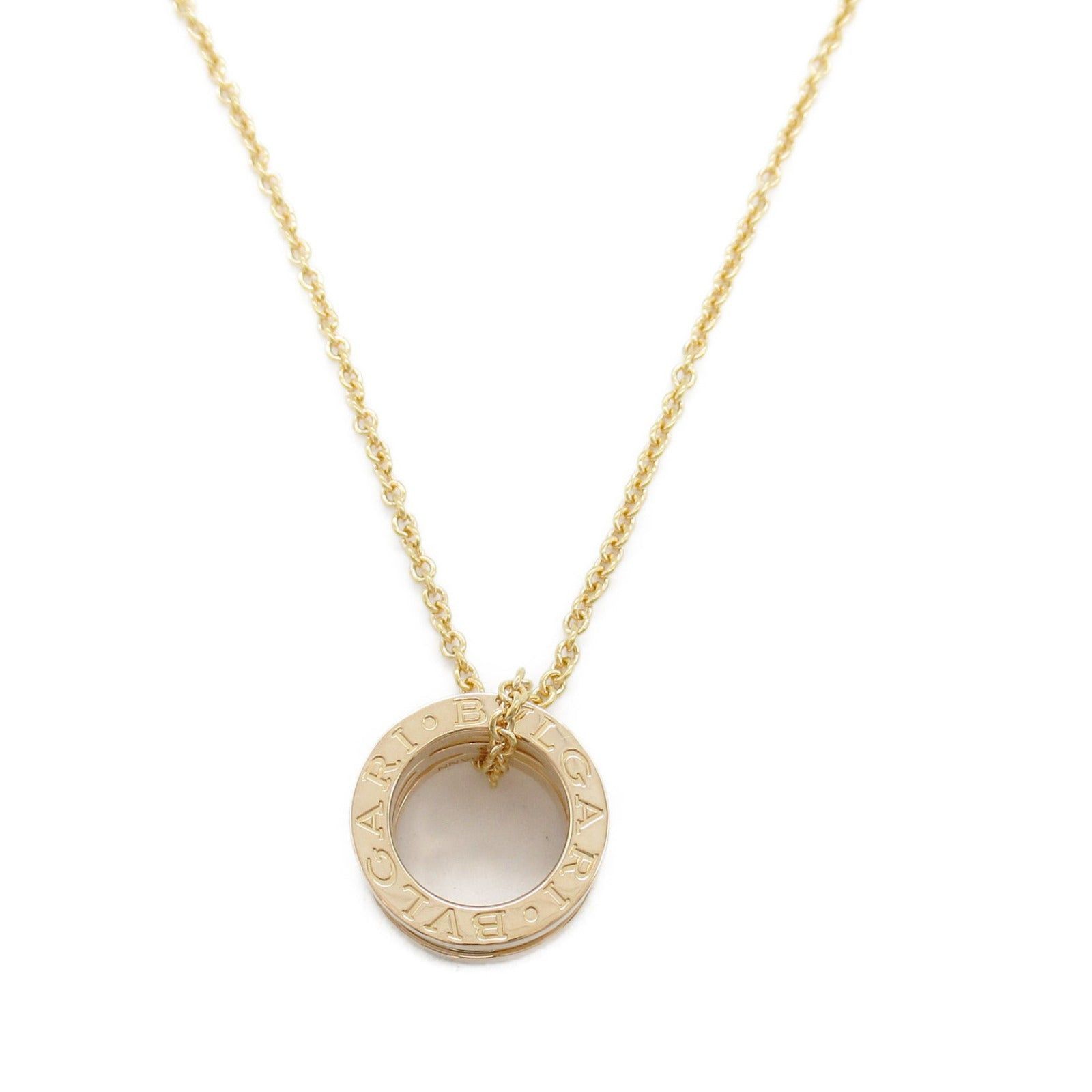 Bvlgari Bvlgari B Zero One Necklace K18Pg (Pink Gold) Ceramic White Size ONE SIZE - 2 Thumbnail